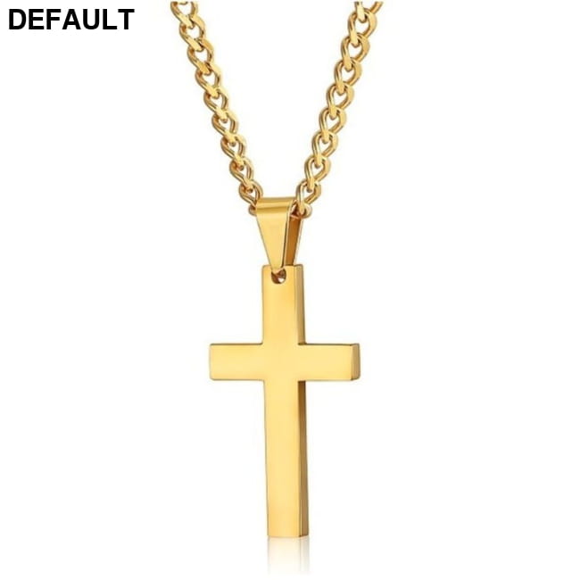 Fashion Men’s Cross Chain Necklace Personalized NW424-gold Best Selling Products