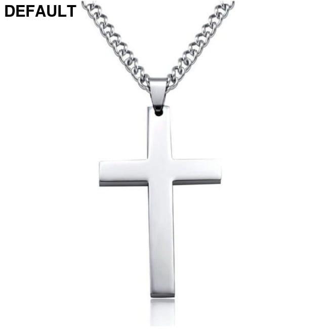 Fashion Men’s Cross Chain Necklace Personalized NW424-silver Best Selling Products