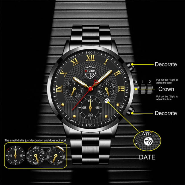 Fashion Mens Watches for Men Sports Luminous Clock Sport