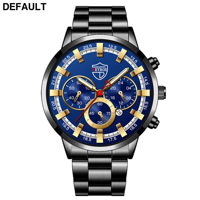 Fashion Mens Watches Luxury Men Sports Gold Stainless Steel Quartz Wrist Watch Man Business Casual Leather часы мужские