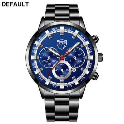 Fashion Mens Watches Luxury Men Sports Gold Stainless Steel Quartz Wrist Watch Man Business Casual Leather часы мужские