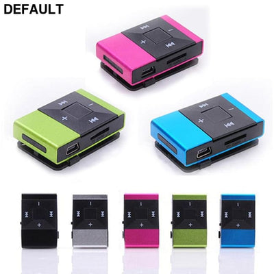 fashion Mini USB Clip Digital Mp3 Music Player Support 8GB SD TF Card Slick stylish design Sport Compact mp3 player Hot