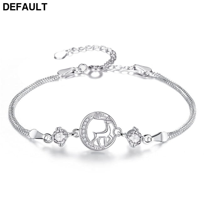 Fawn 925 sterling silver bracelet White gold Women Bracelets Best Selling Products