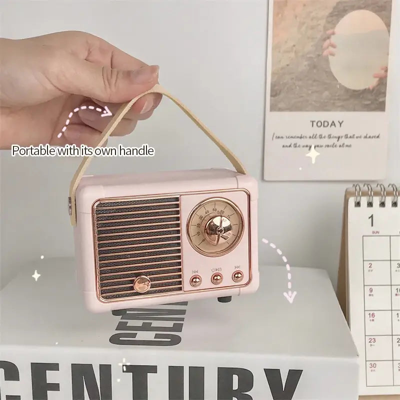 Diy Retro Mini Portable Card Speaker