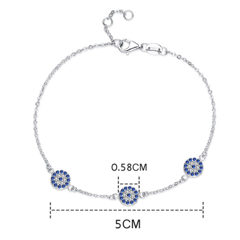 Sterling silver personality bracelet