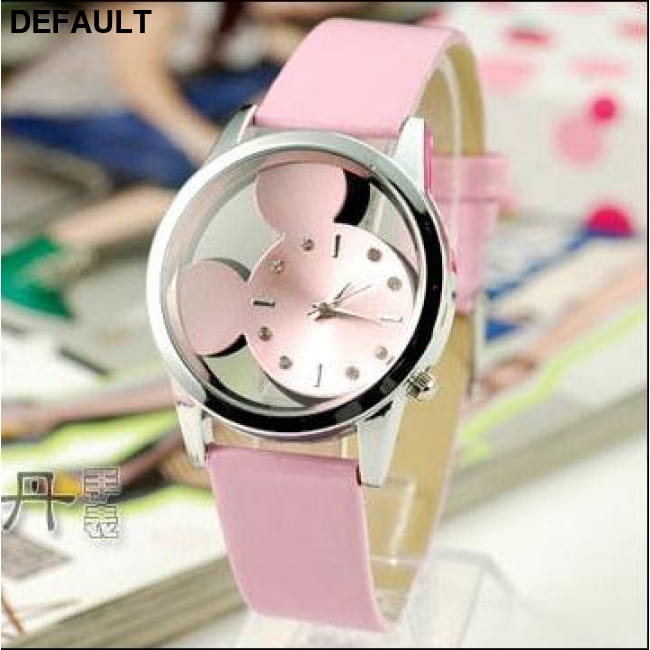 Feminino Mickey Watch Pink Women Watches