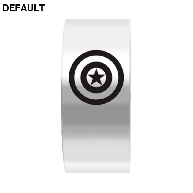 Film around the US captain titanium steel ring Men Rings