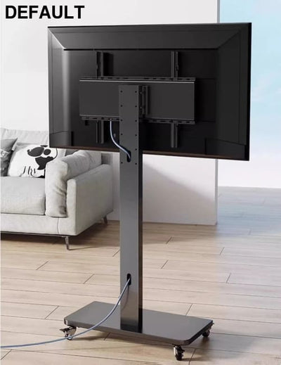 Floor TV Stand with Power Outlet Universal for 26-65 inch TVs up to 110 lbs Height Adjustable Swivel Home Stands Best
