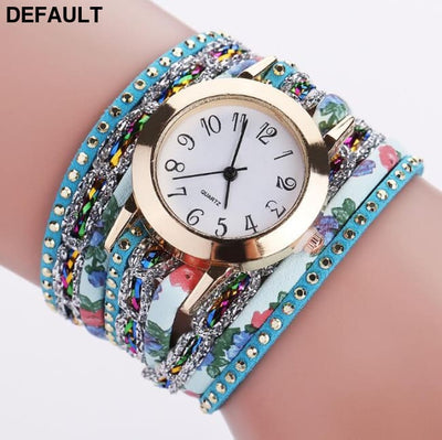 Floral Gemstone Watch: Best Luxury Picks Blue Women Watches Jewelry