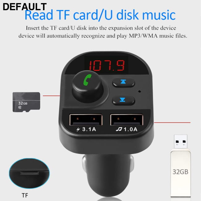 Fm Transmitter Bluetooth 5.1 Car In-Car Wireless MP3 Radio China / Transmitters Best Selling Products