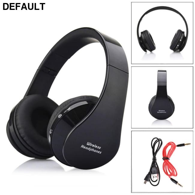 Foldable Wireless Bluetooth Stereo Headset Handsfree Headphones Mic Headsets