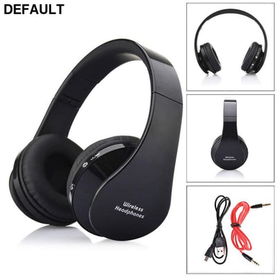 Foldable Wireless Bluetooth Stereo Headset Handsfree Headphones Mic Headsets