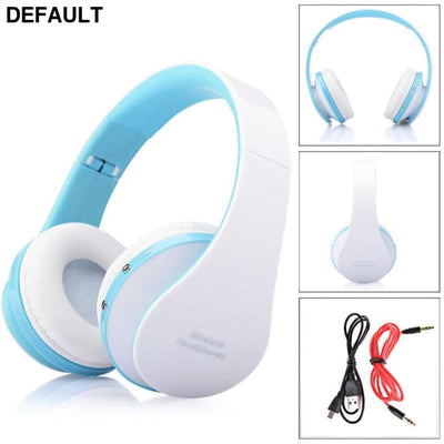 Foldable Wireless Bluetooth Stereo Headset Handsfree Headphones Mic Headsets