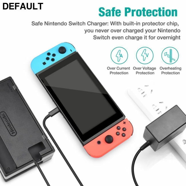 For Nintendo Switch AC Power Supply Adapter Home Wall Car Accessories Electronics