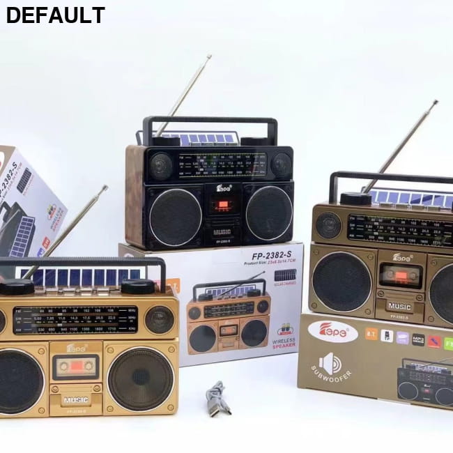 FP-2382-S Bluetooth Speaker Portable Outdoor Retro Audio Speakers Electronics