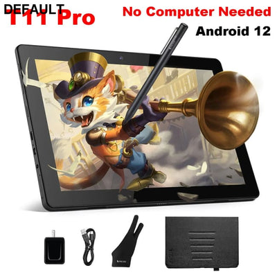 Frunsi Standalone Drawing Tablet Pad with Screen No Computer PC Needed Android 13 10 Inch IPS HD Monitor Display WIFI