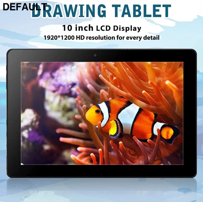 Frunsi Standalone Drawing Tablet Pad with Screen No Computer PC Needed Android 13 10 Inch IPS HD Monitor Display WIFI