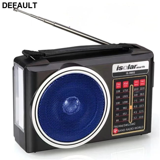 Full Band Radio FM AM Medium Wave Broadcast LED Lighting Blue / USB Portable Radios