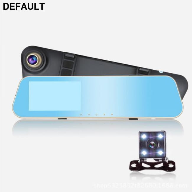 Full HD 1080P Car Dvr Camera Auto 4.3 Inch Rearview Mirror Gold / With 8G TF Card Cameras Electronics