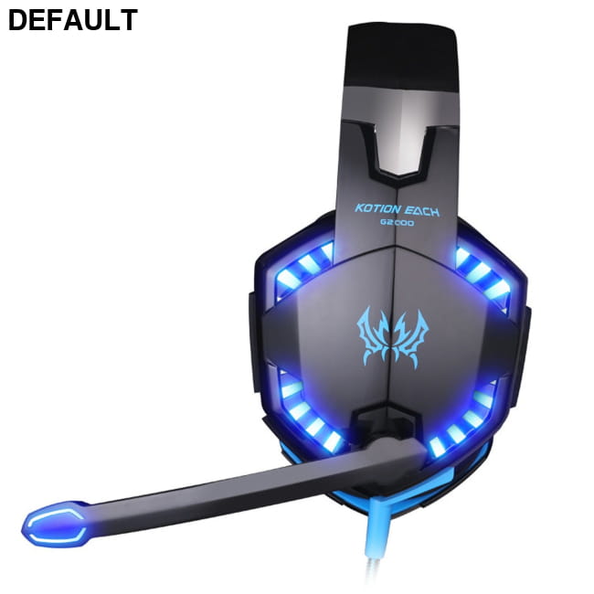 G2000 Head Mounted Gaming Earphones with Wired Illumination Headphones Headsets