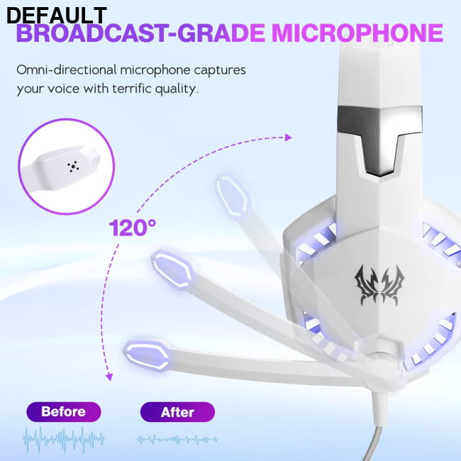 G2000 Head Mounted Wired Gaming Earphones Computer Esports White (dual plug version) Headphones Headsets