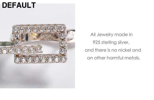 GEM’S BEAUTY jewelry set for women 925 sterling silver Fine woman Elegant original Sterling Silver Necklace Sets