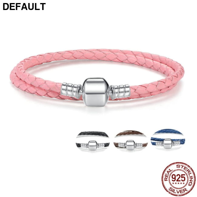 Genuine Long Double Black Braided Leather Chain Women Bracelets Best Selling Products