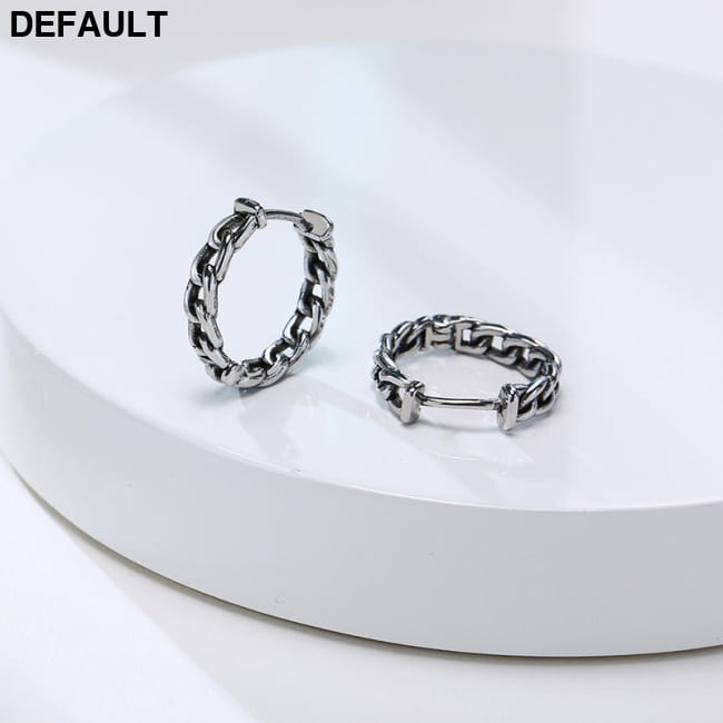 Geometric Triangle Earrings Men Retro Fashion