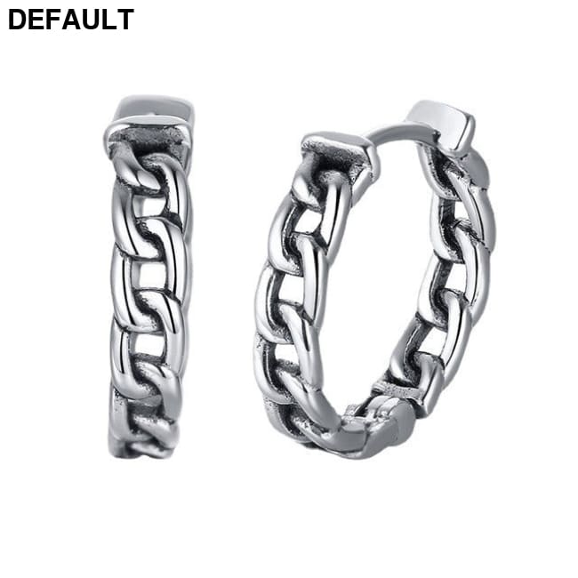 Geometric Triangle Earrings Men Retro Fashion Twisted earrings