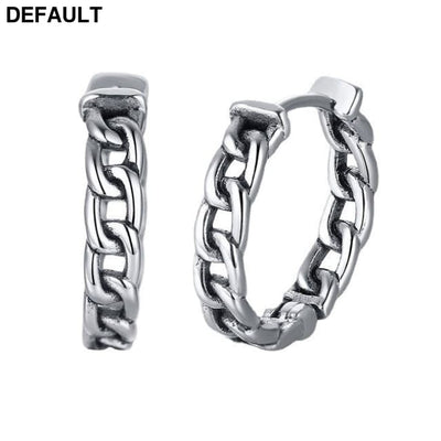 Geometric Triangle Earrings Men Retro Fashion Twisted earrings