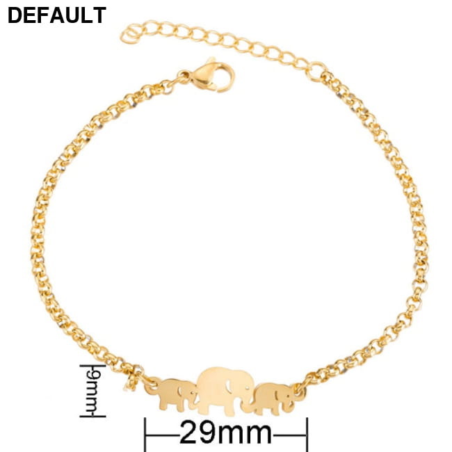 Gold Color Charms Bracelet Femme Stainless Steel Women Bracelets Best Selling Products
