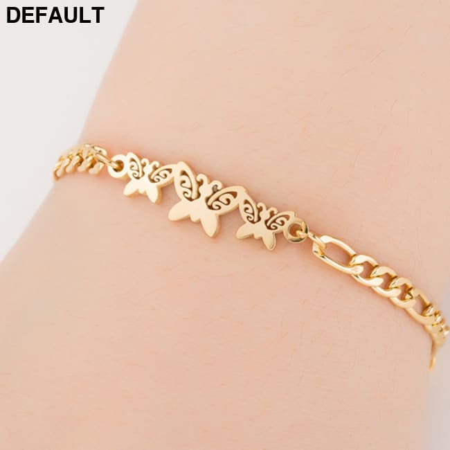Gold Color Charms Bracelet Femme Stainless Steel Women Jewelry Lucky Origami Elephant Bracelets Friendship Gifts