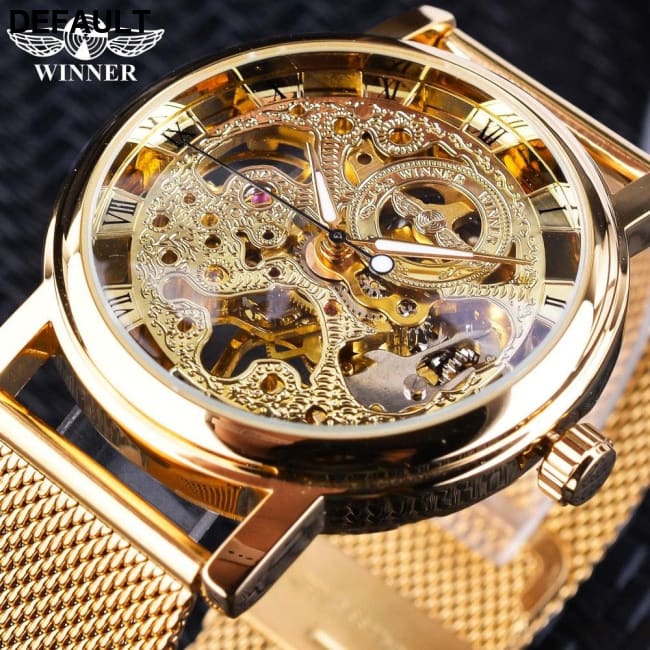 Golden Mesh Watch Men Quartz Watches Best Selling Products