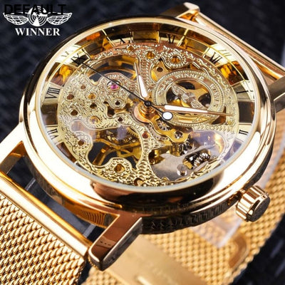 Golden Mesh Watch Men Quartz Watches Best Selling Products