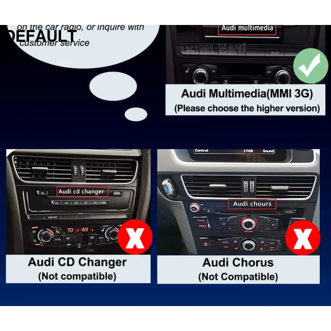 GPS Car Radio for Audi A3 2013 - 2020 Audio Multimedia DVD Players - Motor Vehicle A/V & In-Dash Systems
