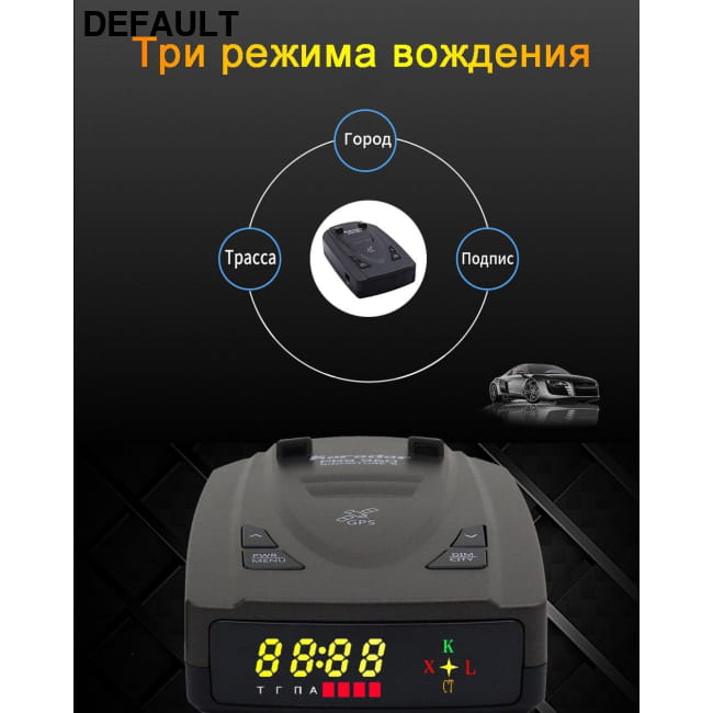 GPS Pro960 Radar Detector with Alarm Car Detectors Electronics