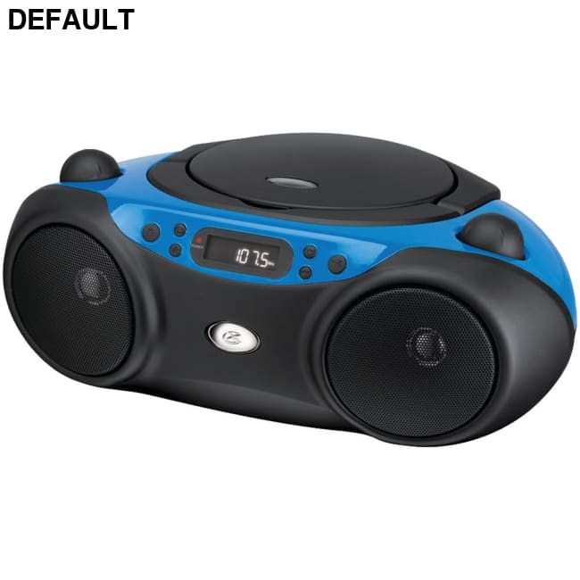 GPX(R) BC232BU Sporty CD & Radio Boom Box (Blue) Portable Players Electronics