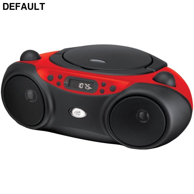 GPX(R) BC232R Sporty CD & Radio Boom Box (Red) Portable Players Electronics Accessories