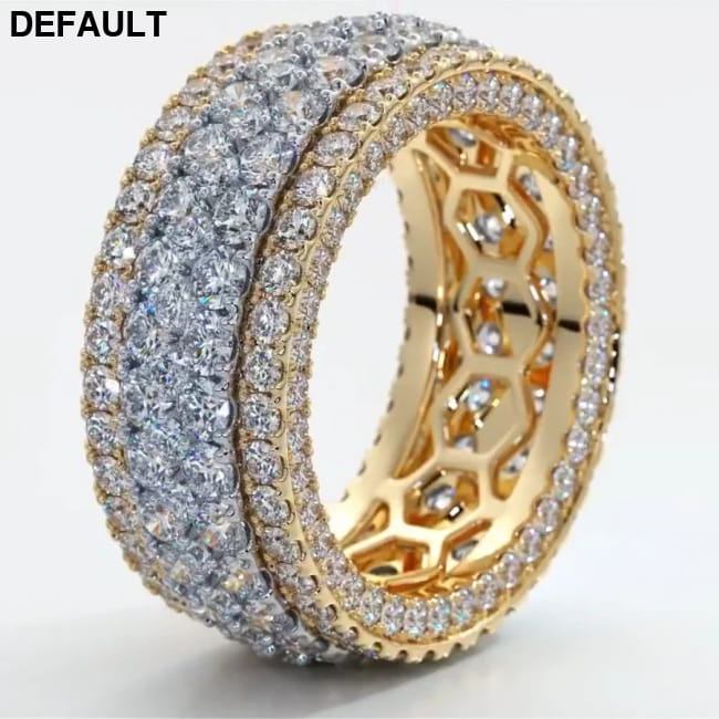 Handmade Luxury ring silver Color 150pcs Round shape AAAA 6 Wedding Rings Best Selling Products