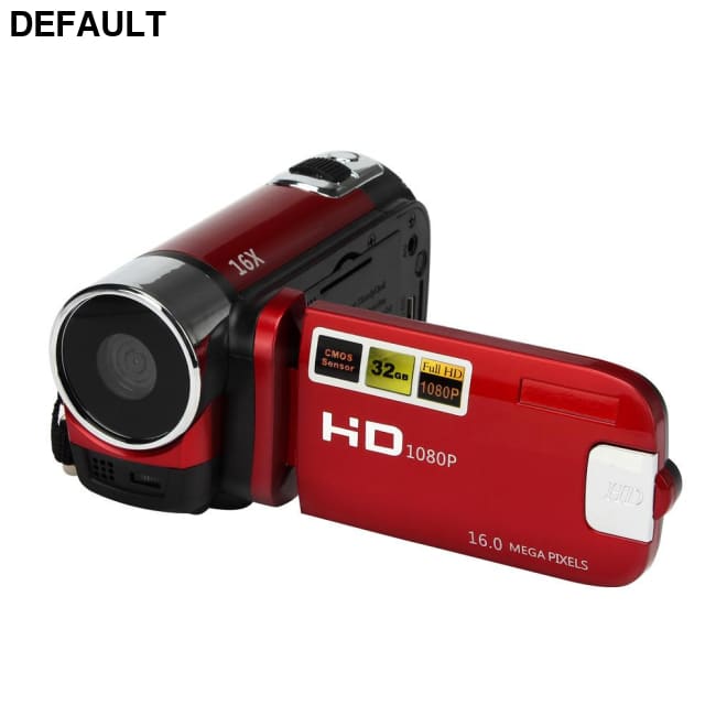 HD 1080P 16M 16X Digital Zoom Video Camcorder Camera DV red Camcorders Best Selling Products Cameras