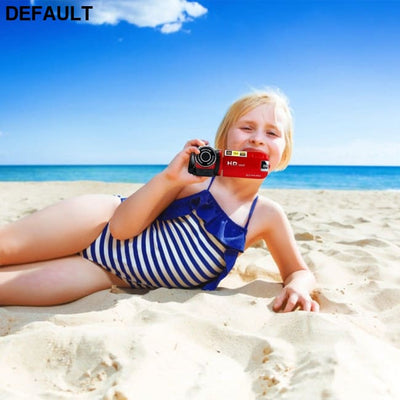 HD 1080P Digital Video Camcorder 2.7in 16X Zoom DV Camera 270° Rotation Rechargeable Kid w/Fill Light Selfie Camcorders