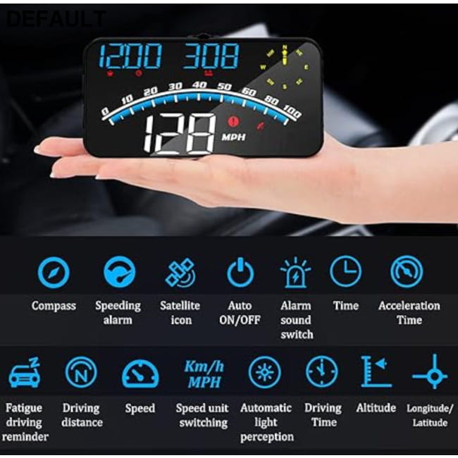 Head Display Speedometer Digital Car Accessories Motor Vehicle Sensors & Gauges