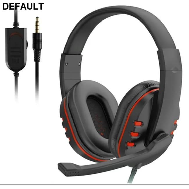 Headphones 3.5mm Wired Gaming Headset Earphones Music Blue / CHINA Headsets
