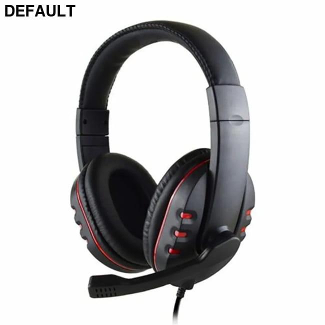 Headphones 3.5mm Wired Gaming Headset Earphones Music Blue / CHINA Headsets