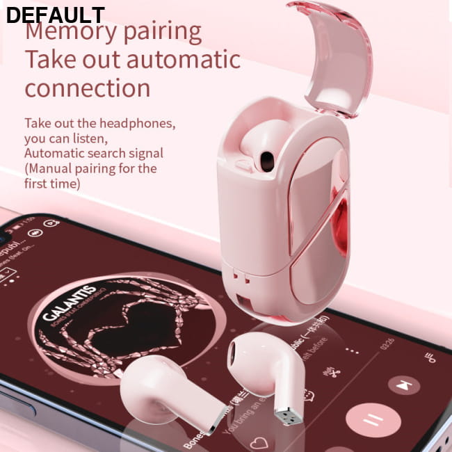 heart shape wireless earbuds Mini Bluetooth Earphones Telephone Accessories