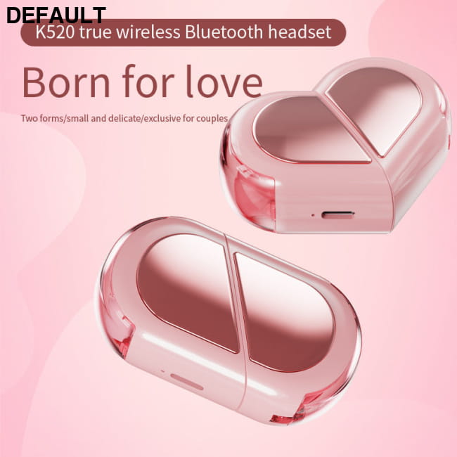 heart shape wireless earbuds Mini Bluetooth Earphones Telephone Accessories