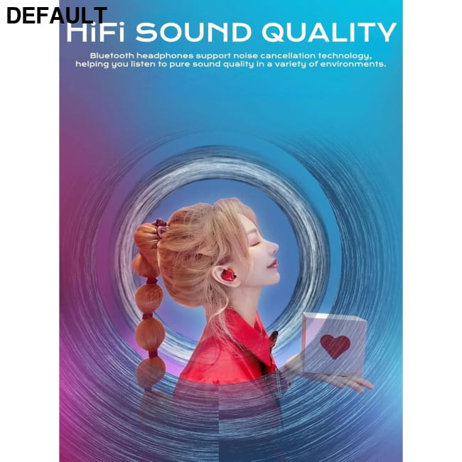 heart shaped wireless Bluetooth earphones Mini Headphones & Headsets