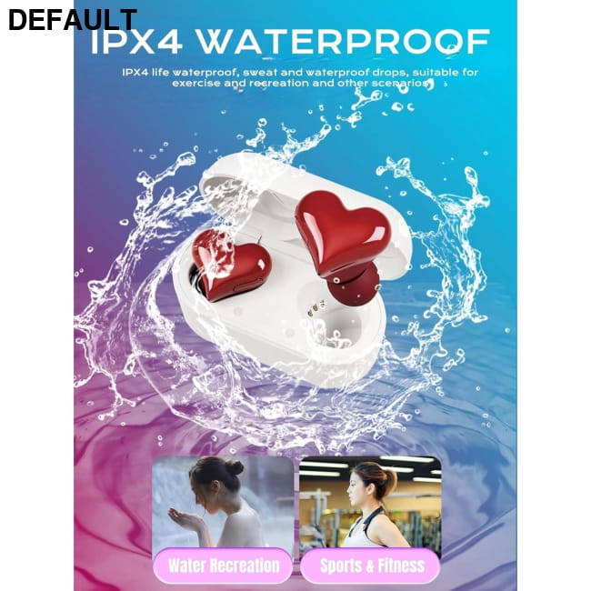 heart shaped wireless Bluetooth earphones Mini Headphones & Headsets