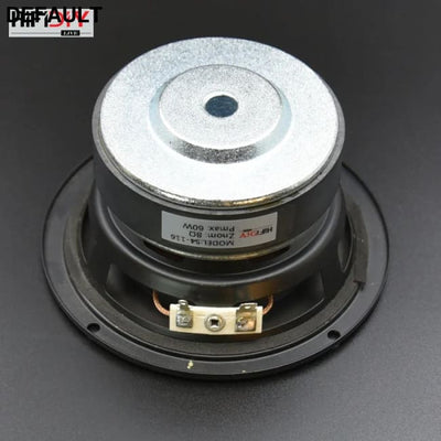 HI-FI DIY AUDIO 4.5 inch 60W Round Woofer Speaker High power BASS Home Theater 2.1 Subwoofer Unit 2 Crossover