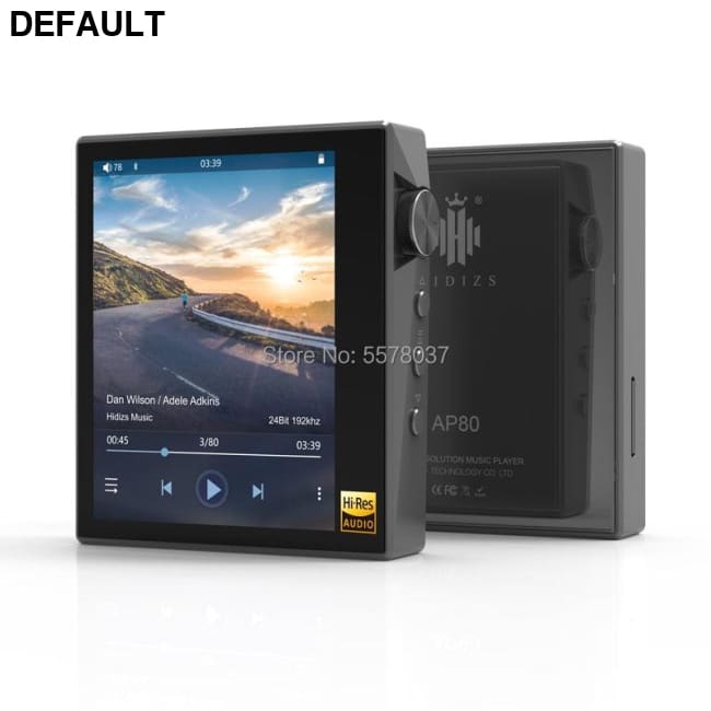Hidizs AP80 HIFI MP3 Player Portable Touch Screen Sports Bluetooth Music FLAC LDAC USB DAC DSD 64/128 FM Radio DAP Gray